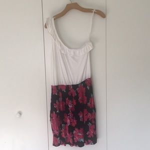One shoulder printed dress from Garage